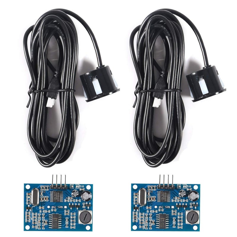 Atnsinc 2Pcs JSN-SR04T Integrated Ultrasonic Distance Measuring Sensor Transducer Module Waterproof - Image 1